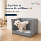 🐾 Toilette per Cani con 3 Pareti Antischizzo ✨ Protegge Pavimento e Pareti, Pieghevole e Salvaspazio