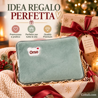 🔥♨️Goitali® Borse Acqua Calda Ricaricabili e Cuscinetti Termici Antiscoppio – Relax Senza Pensieri ✨