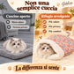 🐾 50% DI SCONTO ORA! 🔥 Cuccia Accogliente per Gatti e Cani - In Peluche e Lavabile in Lavatrice, Perfetta per il Comfort e il Calore del Tuo Animale ✨