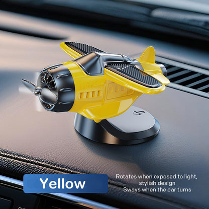 🔥 Decorazioni per auto a forma di aeroplano ad energia solare