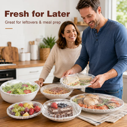 🧴🍲 Coperture elastiche per alimenti – confezione multipla da 100 pezzi – mantieni il cibo fresco e protetto! 🔄🥗✨