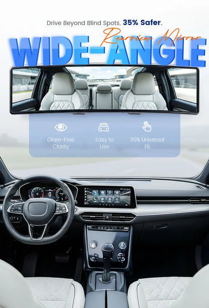 🚗🪞 Specchio retrovisore convesso ad ampio angolo per auto – Visione panoramica e sicurezza extra in ogni manovra
