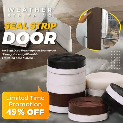 🚪Goitali® Striscia Sigillante per Porte 5m – Autoadesiva, Silicone Flessibile, Antipolvere, Antinsetti e Antirumore ✨
