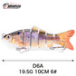5 pezzi di esca da pesca subacquea realistica multi-giunto 🎣 – Aiuta a raddoppiare la pescata 🐟