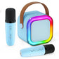 Mini Macchina per Karaoke per Bambini con Microfoni Wireless