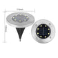 🔥☀️ Luce da terra solare in acciaio inox con 8 LED – Illumina il tuo giardino a energia gratuita! 💡🌿