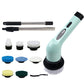 🧹 OFFERTA LAMPO – 50% DI SCONTO! ⚡ Spazzola elettrica 9-in-1 – testine intercambiabili, potente strofinamento, ricaricabile wireless e impermeabile 🧼💧