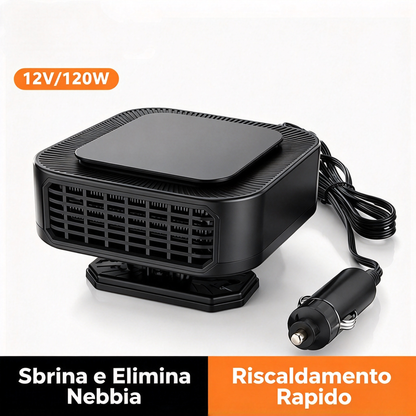 🔥Goitali® Riscaldatore Portatile per Auto – Sbrinatore con Base Rotante a 360° ✨
