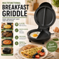 🎉 SALDI 2026 – Oltre 13.000 Venduti! 🍳 Piastra Elettrica Antiaderente per Colazione – Uova, Pancake e Bacon in 3 Minuti, Pulizia Minima! ✨