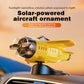 🔥 Decorazioni per auto a forma di aeroplano ad energia solare