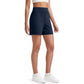 Pantaloncini Bermuda sportivi a vita alta da donna con tasche – Per corsa, yoga, abbigliamento casual estivo (Spedizione gratuita con acquisto di 2)