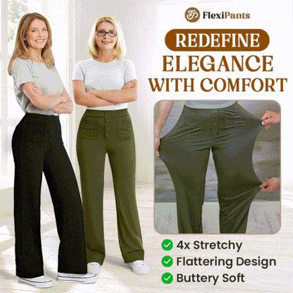 ✨Offerta a Tempo Limitato💥Pantaloni Casual Donna a Vita Alta Elasticizzati