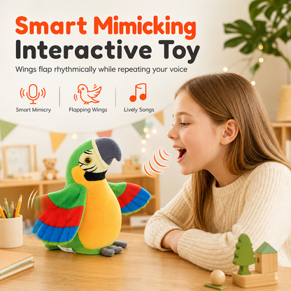🔥 Un Amico Chiacchierone! Goitali® Pappagallo Parlante Interattivo – Il Peluche Perfetto 🎁
