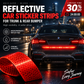 🚗 Goitali® Strisce Adesive Riflettenti per Auto – Per Bagagliaio e Paraurti Posteriore ✨