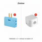 🔌✨ Adattatore da parete con presa girevole a 180° – Standard europeo, perfetto per ogni viaggio
