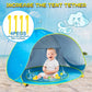 🏖️ Tenda da spiaggia portatile per bebè – protezione UV sicura per il tuo piccolo! ☀️👶