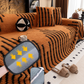 🛋️✨ Copridivano in Peluche Morbido & Antiscivolo – 9 Colori, 5 Misure (180x130cm a 180x420cm) – Protezione Elegante per Divano 1-4+ Persone 🏠💕