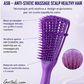 🌸💆‍♀️ Pettine massaggiante a cuscinetto d'aria per il benessere dei capelli e del cuoio capelluto – ideale per capelli lunghi e ricci, aiuta a prevenire la caduta e combatte l'effetto crespo grazie alla sua azione anti-elettricità statica. 🌿✨