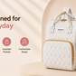 🎒 Goitali® Zaino Fasciatoio 4 in 1 da 25L – con Area Cambio Pieghevole, Tasche Termiche, Porta USB e Ganci Passeggino