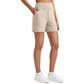 Pantaloncini Bermuda sportivi a vita alta da donna con tasche – Per corsa, yoga, abbigliamento casual estivo (Spedizione gratuita con acquisto di 2)