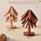 🎨 Set di sottopentole in legno – design a forma di albero, 4 pezzi + supporto. Praticità ed eleganza per la tua tavola! 🍽️