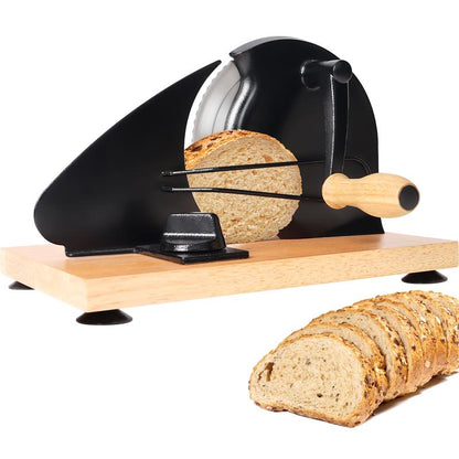 🍞 Affettapane manuale con guida in metallo e spessore regolabile