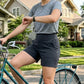 Pantaloncini Bermuda sportivi a vita alta da donna con tasche – Per corsa, yoga, abbigliamento casual estivo (Spedizione gratuita con acquisto di 2)