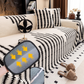 🛋️✨ Copridivano in Peluche Morbido & Antiscivolo – 9 Colori, 5 Misure (180x130cm a 180x420cm) – Protezione Elegante per Divano 1-4+ Persone 🏠💕
