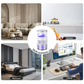 Trappola per insetti a LED da interno – luce UV, senza sostanze chimiche, con luce notturna 🌙🔌