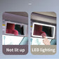 🚗🪞 Specchio per trucco con illuminazione LED da auto – visiera parasole 💡✨