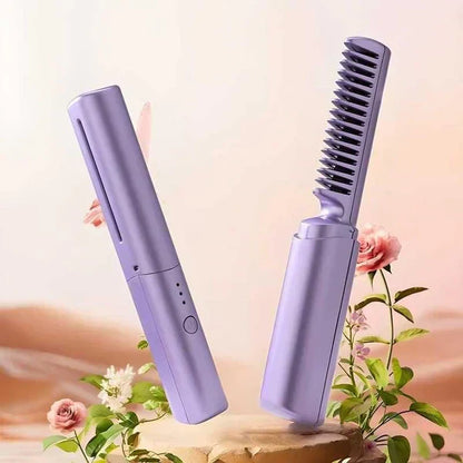 💇‍♀️✨ Pettine lisciante per capelli portatile e senza fili 🔋🚀