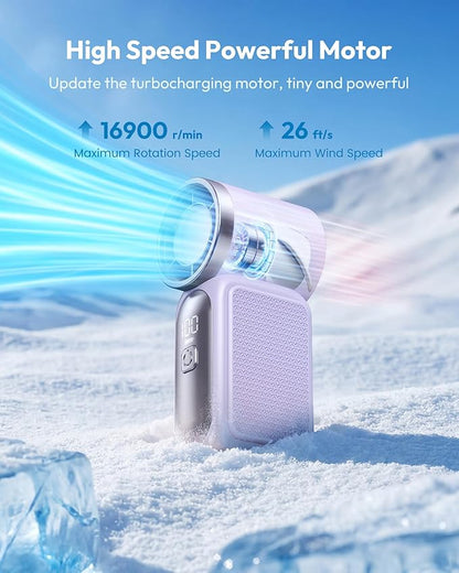 🥳 IN VENDITA CALDA 2026 🥳 💞 OLTRE 50.000 VENDUTI! 💨❄️ 50% DI SCONTO! Ventilatore portatile turbo – 16900 RPM, 6 velocità, display LED. Batteria 3000 mAh, 10,7 ore di raffreddamento. Potenza da tasca! 🌬️✨