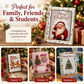 🎁 70% DI SCONTO! Libro Portacarte Regalo di Natale – Rilegatura a Spirale, Fai da Te – Regali Personalizzati per Famiglia e Amici 🎅✨