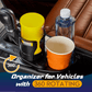 ⏳ Offerta lampo 50%! Organizer universale con portabibite per auto – Compatto, stabile e versatile 🚗💥