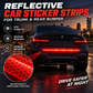 🚗 Goitali® Strisce Adesive Riflettenti per Auto – Per Bagagliaio e Paraurti Posteriore ✨