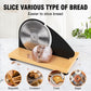 🍞 Affettapane manuale con guida in metallo e spessore regolabile