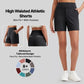 Pantaloncini Bermuda sportivi a vita alta da donna con tasche – Per corsa, yoga, abbigliamento casual estivo (Spedizione gratuita con acquisto di 2)