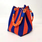 🏆👜🌴 Secchiello a righe in stile bohémien, lavorato a maglia – Borsa a tracolla artigianale perfetta per l'estate e la spiaggia 🧶☀️🏖️