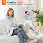 🔥🧶 Scialle Elettrico Riscaldato USB – Poncho Coperta Indossabile con 3 Livelli di Calore, Lavabile in Lavatrice ✨