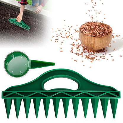 ⏳ Offerta Limitata: 50% di Sconto! 🌱 Distanziatore e Aiutapiante per Semi da Giardino – Strumento di Semina di Precisione con 12 Fori 💥