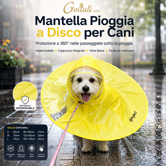 🐶🛡️ Mantella antipioggia per cani – Design impermeabile, traspirante e super fashion! 🌧️💦
