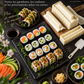 🍣 Kit à Sushi 5-en-1 — Moules Multifonctions HIPS, Sans BPA, Facile à Nettoyer, Idée Cadeau ✨