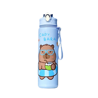 Borraccia Carina con Capibara per la Scuola - Grande Capacità da 800ml