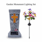 🕊️🌼 -50%! Portafiori da Cimitero con LED Solare e Picchetto da Terra – Un Omaggio Luminoso e Duraturo