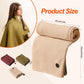 🎄ULTIMO GIORNO 50% DI SCONTO🔥 Scialle Coperta Riscaldato Portatile – Comfort e Calore in Ogni Momento ✨