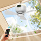 ⏰ Offerta temporanea: 50% DI SCONTO su un ventilatore da soffitto ricaricabile con illuminazione a LED! 🌬️✨
