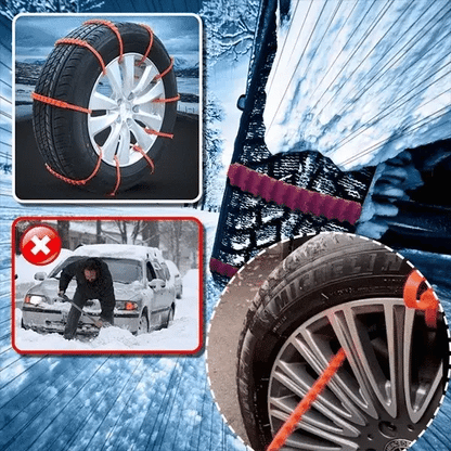 🔥 Super Offerta Invernale! 🚗 Catene Antiscivolo per Auto Ultra Resistenti all’Usura – Sicurezza e Controllo su Neve e Ghiaccio ✨