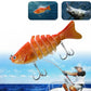 5 pezzi di esca da pesca subacquea realistica multi-giunto 🎣 – Aiuta a raddoppiare la pescata 🐟