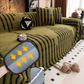 🛋️✨ Copridivano in Peluche Morbido & Antiscivolo – 9 Colori, 5 Misure (180x130cm a 180x420cm) – Protezione Elegante per Divano 1-4+ Persone 🏠💕