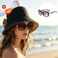 👒💕 Cappello da donna con fiocco e tesa larga per proteggersi dal sole ☀️🛡️